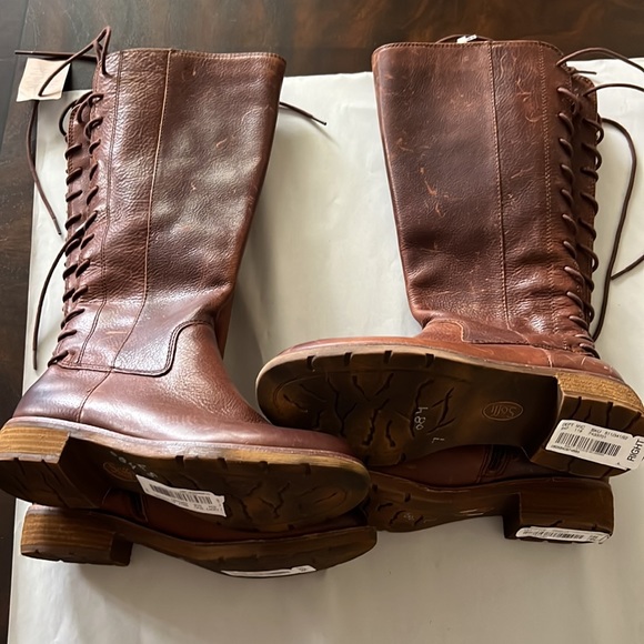 Sofft Sharnell II Leather Lace-Up Waterproof Tall Boots - Picture 15 of 16